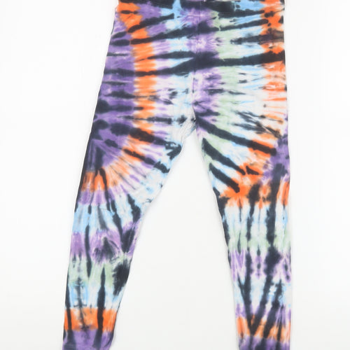 Next Girls Multicoloured Tie Dye Leggings 8 Years