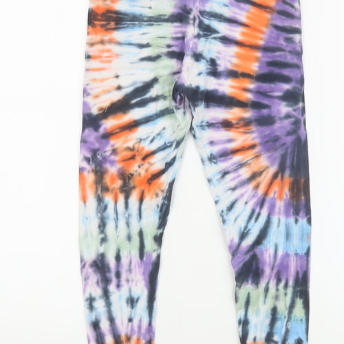 Next Girls Multicoloured Tie Dye Leggings 8 Years