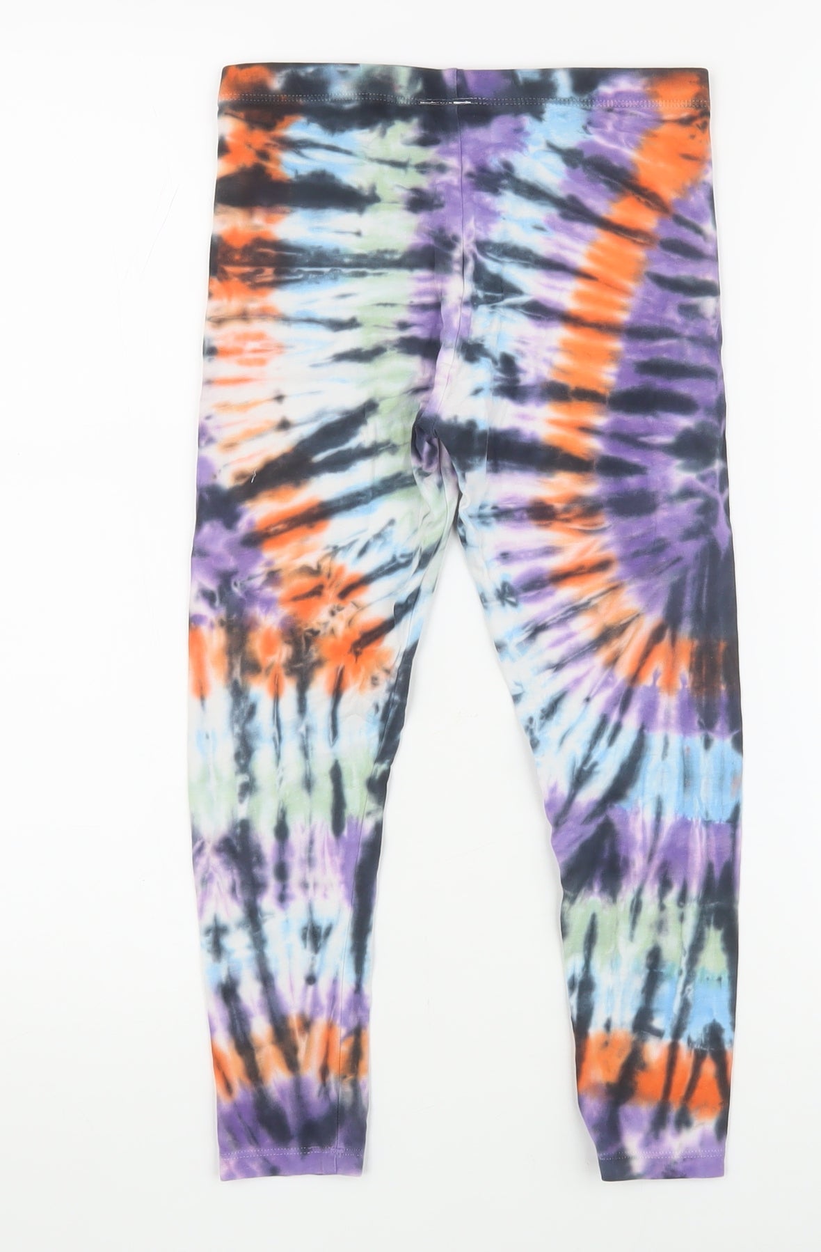 Next Girls Multicoloured Tie Dye Leggings 8 Years