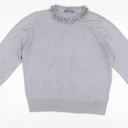 Oasis Women's Grey Pullover Jumper Size L