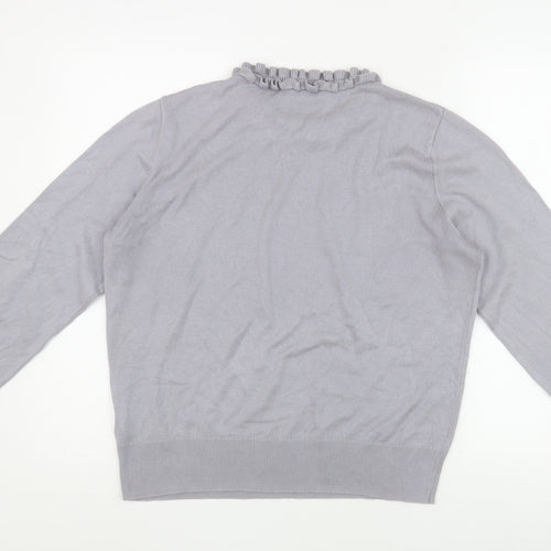 Oasis Women's Grey Pullover Jumper Size L
