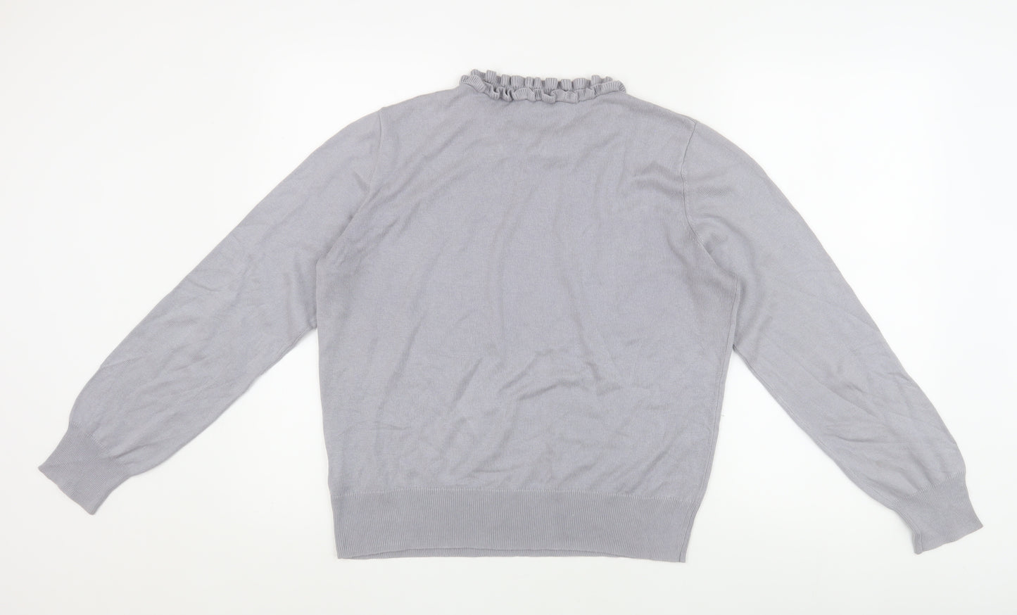 Oasis Women's Grey Pullover Jumper Size L