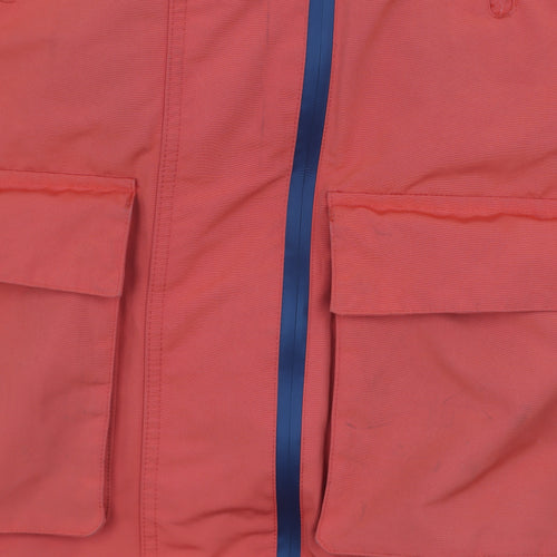 Superdry Men's Orange Parka Jacket Size 2XL