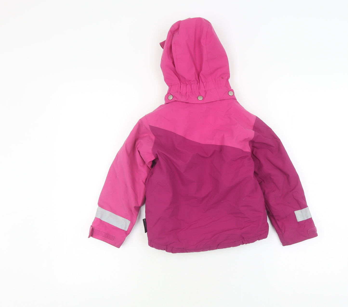 Helly Hansen Girls Pink Colourblock Ski Jacket 3Y