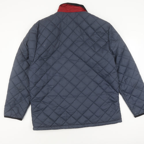 Samuel Windsor Men's Blue Quilted Jacket L