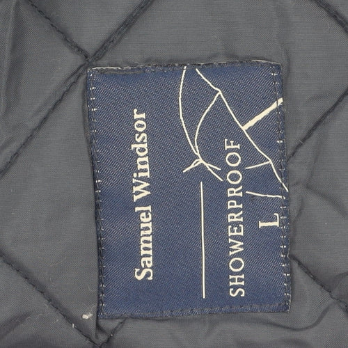 Samuel Windsor Men's Blue Quilted Jacket L