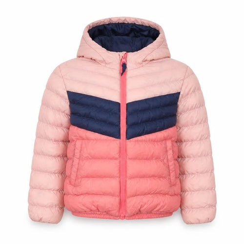 Mountain Warehouse Girls Pink & Blue Puffer Jacket 2-3 Years