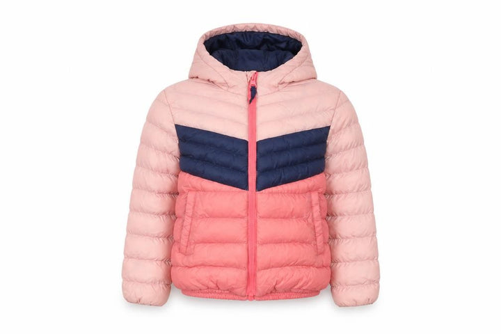 Mountain Warehouse Girls Pink & Blue Puffer Jacket 2-3 Years