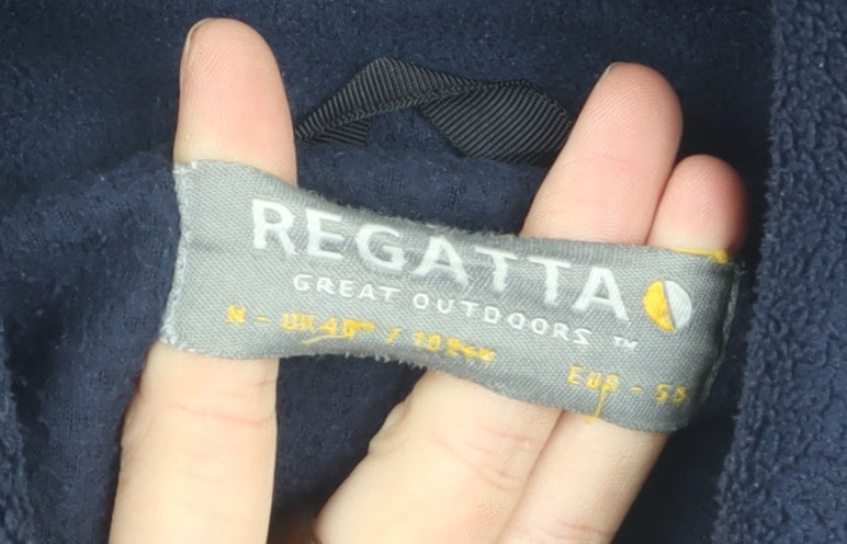 Regatta Men's Blue Medium Fleece Jacket, Casual Use