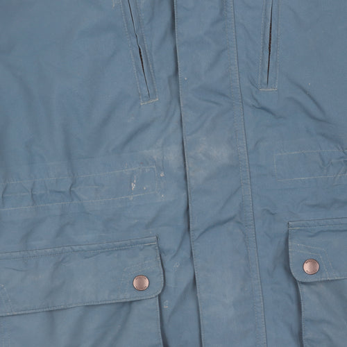 Regatta Men's Blue Parka Jacket, M, Waterproof, Hooded