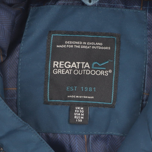 Regatta Men's Blue Parka Jacket, M, Waterproof, Hooded