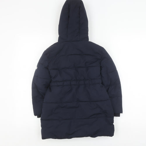 Jasper Conran Girls Black Puffer Jacket Age 5-6