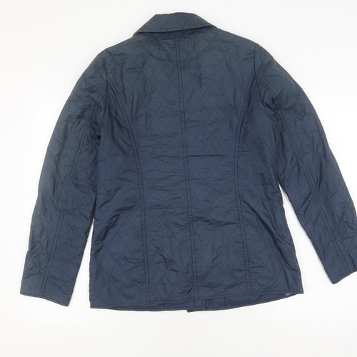 Fuchs Schmitt Women's Blue Quilted Jacket Size 8