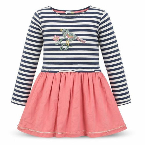 John Lewis Girls Multicoloured Fit & Flare Dress, Size 9