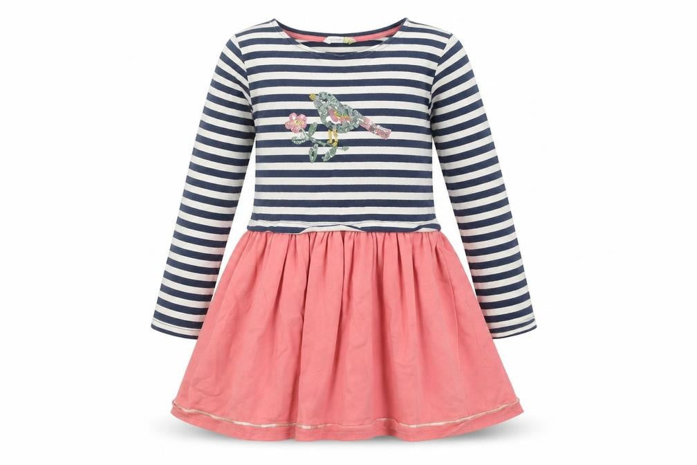 John Lewis Girls Multicoloured Fit & Flare Dress, Size 9