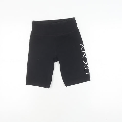 DKNY Women's Black XS Biker Shorts for Gym & Training