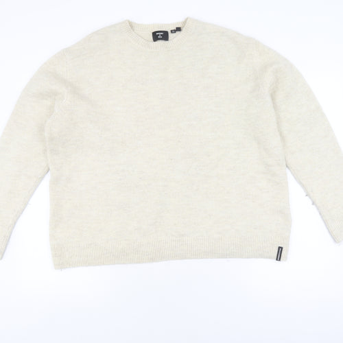 Superdry Women's Ivory Pullover Jumper Size 12