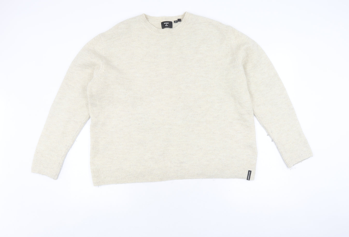 Superdry Women's Ivory Pullover Jumper Size 12