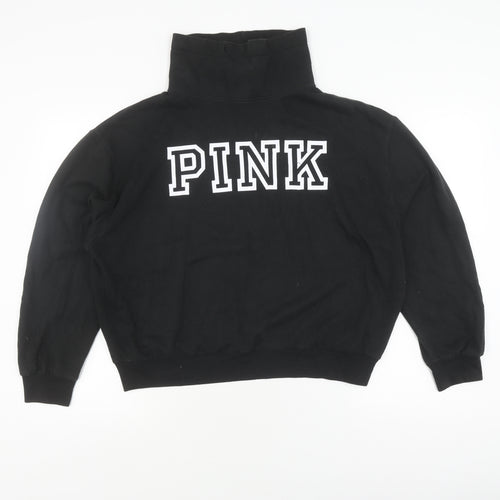 Victoria's Secret Pink Women's Black XS Sweatshirt