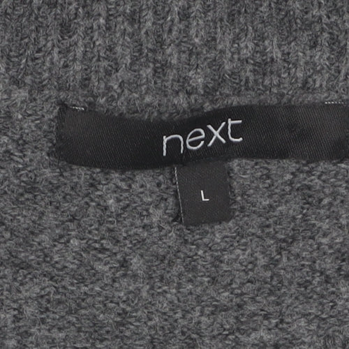 Next Women's Grey Sequin Pullover Jumper, L