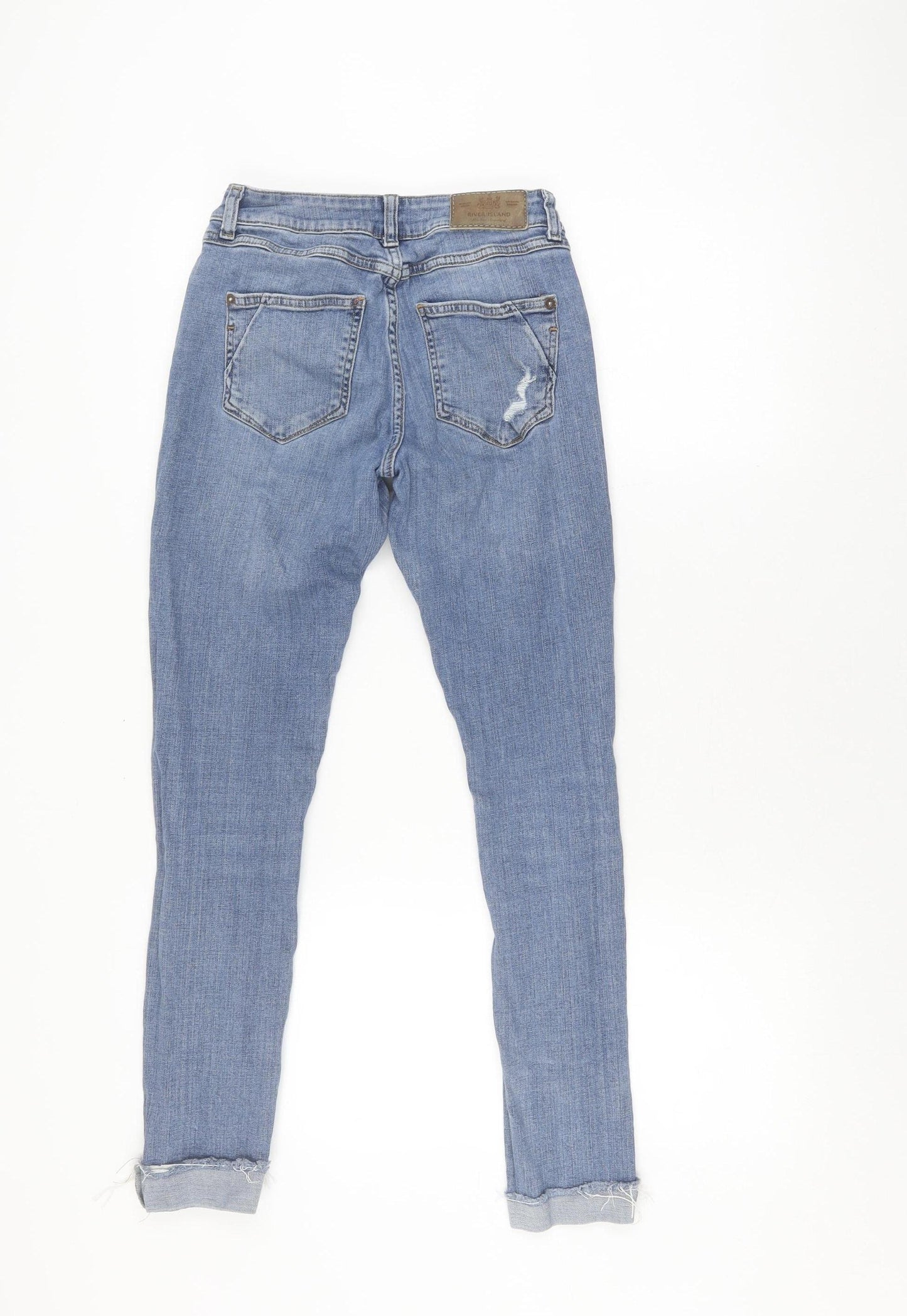River Island Women's Blue Skinny Jeans, Size 8