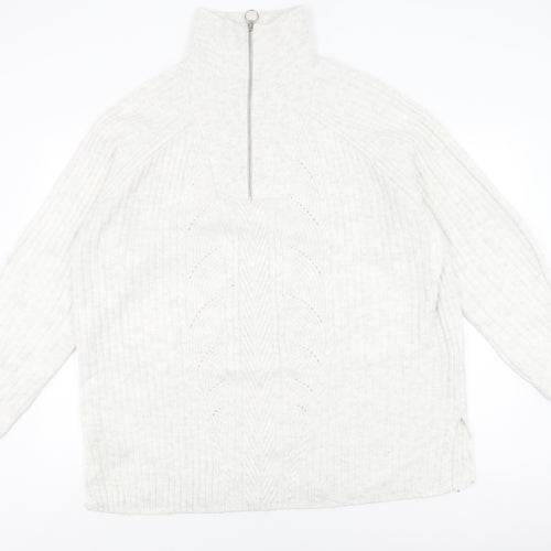 Marks and Spencer Men's Grey XL Roll Neck Jumper