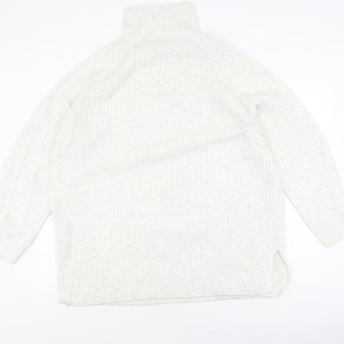 Marks and Spencer Men's Grey XL Roll Neck Jumper