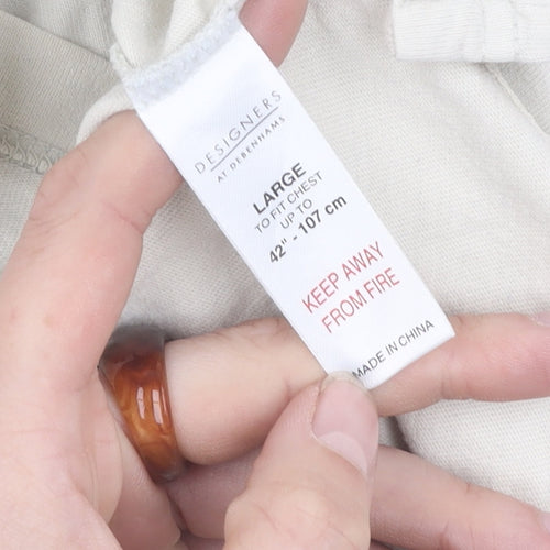 Designers at Debenhams Beige Men's Large T-Shirt