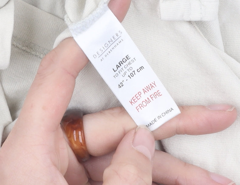 Designers at Debenhams Beige Men's Large T-Shirt