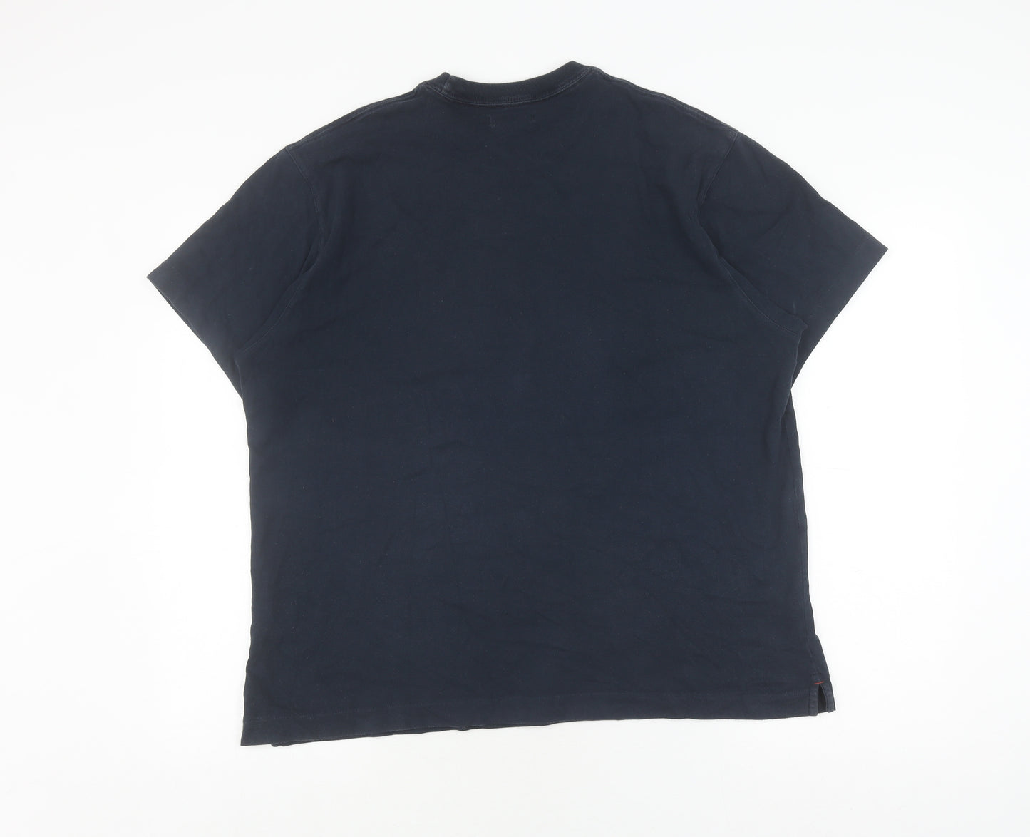 Rockport Men's Blue Cotton T-Shirt L