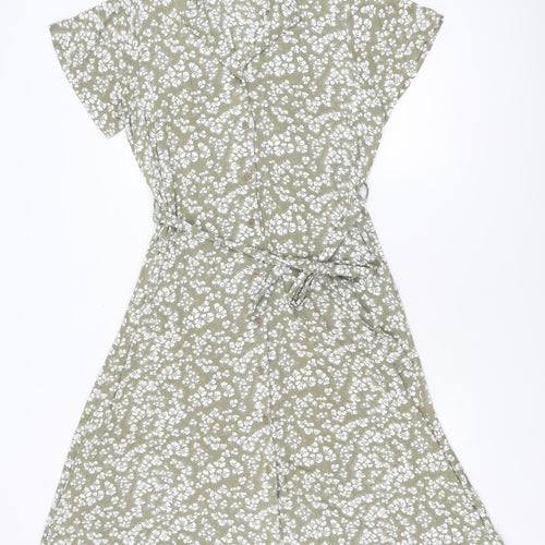 Next Women's Multicoloured Floral Dress Size 16