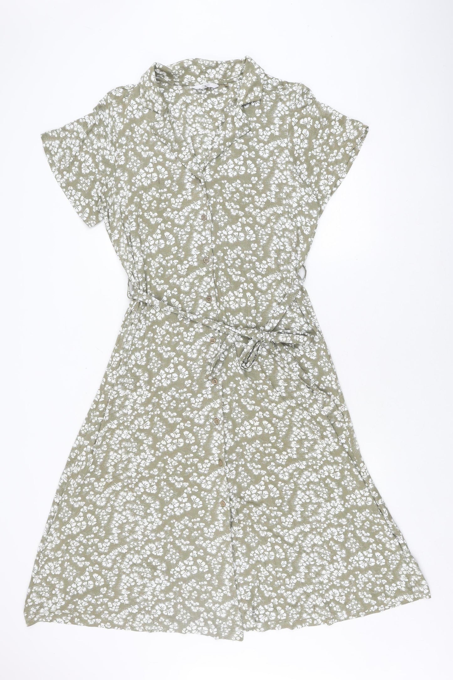 Next Women's Multicoloured Floral Dress Size 16