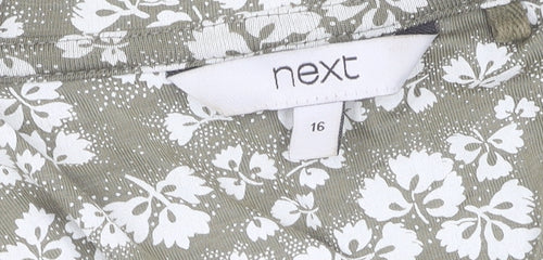 Next Women's Multicoloured Floral Dress Size 16