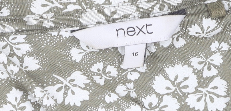 Next Women's Multicoloured Floral Dress Size 16