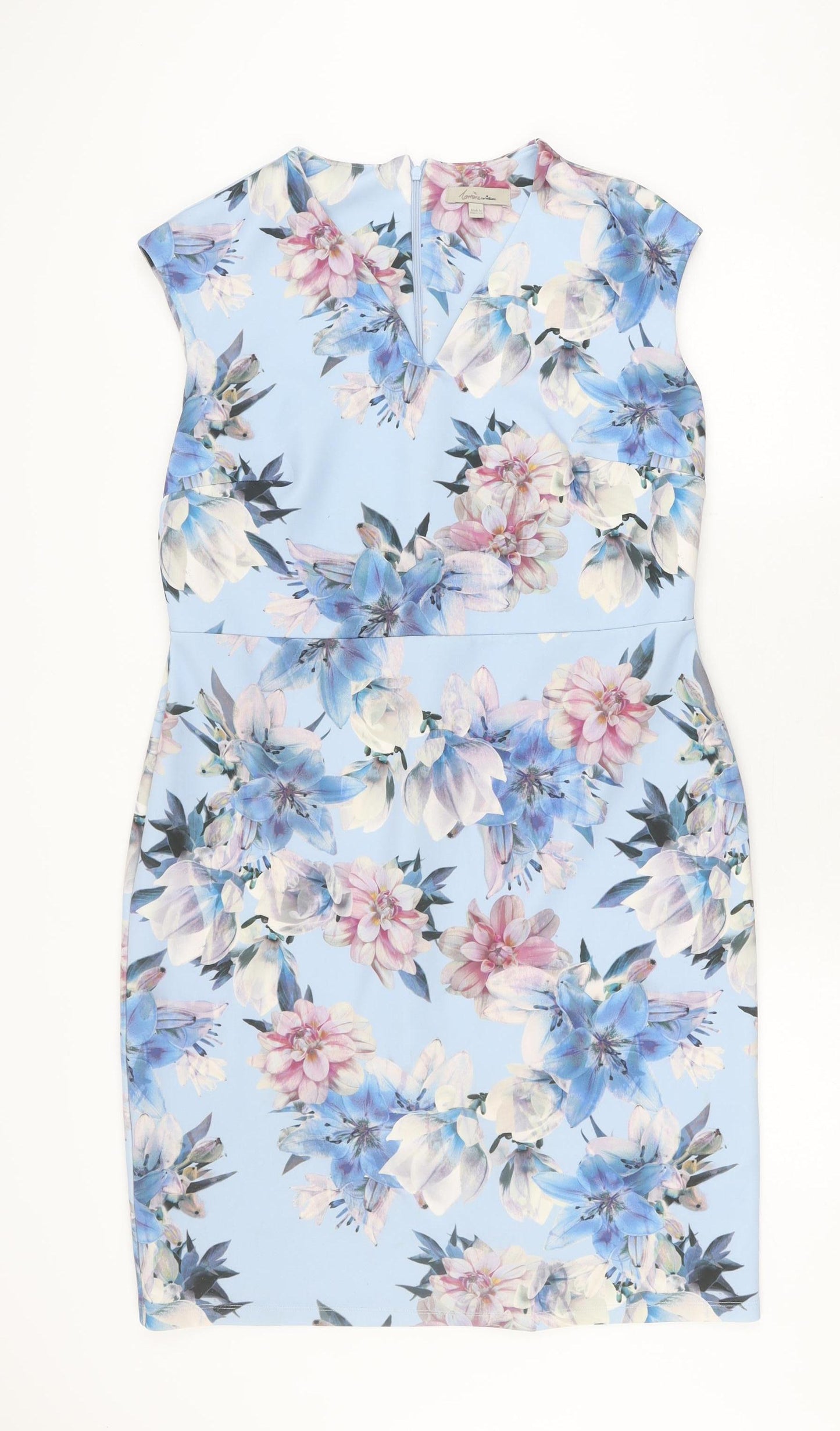 Tomone for Williams Women's Blue Floral Dress Size 18