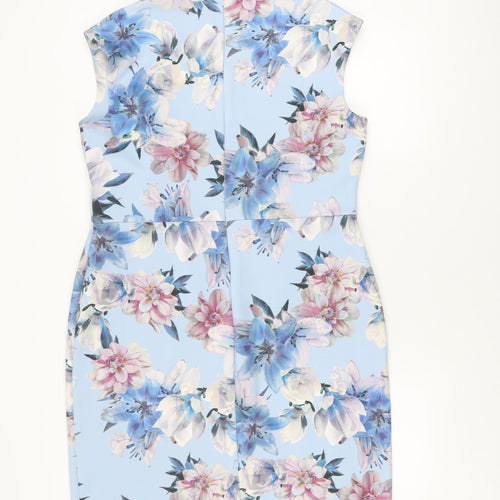 Tomone for Williams Women's Blue Floral Dress Size 18