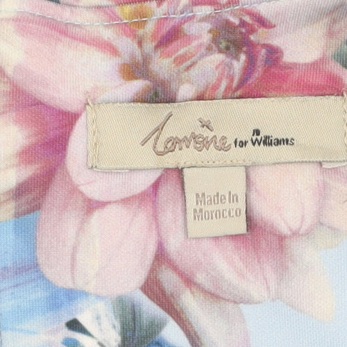 Tomone for Williams Women's Blue Floral Dress Size 18