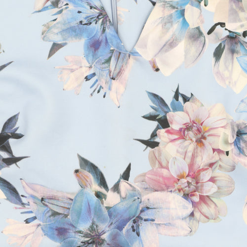 Tomone for Williams Women's Blue Floral Dress Size 18