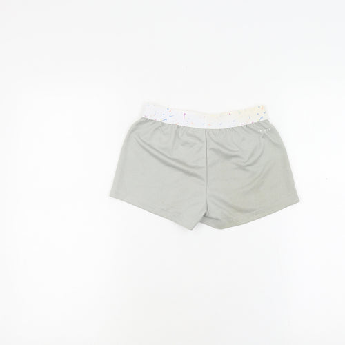Nike Girls Athletic Grey Shorts - Size 6-7 Years
