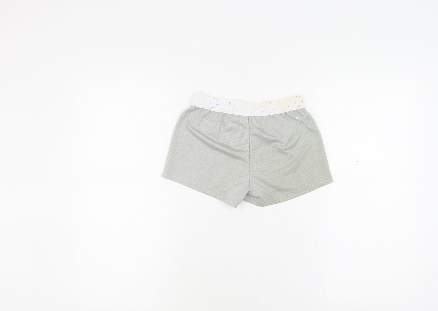Nike Girls Athletic Grey Shorts - Size 6-7 Years