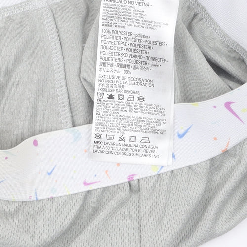 Nike Girls Athletic Grey Shorts - Size 6-7 Years