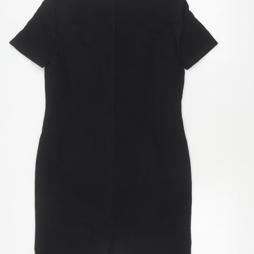 C&A Women's Black Sheath Dress Size 8 Wool