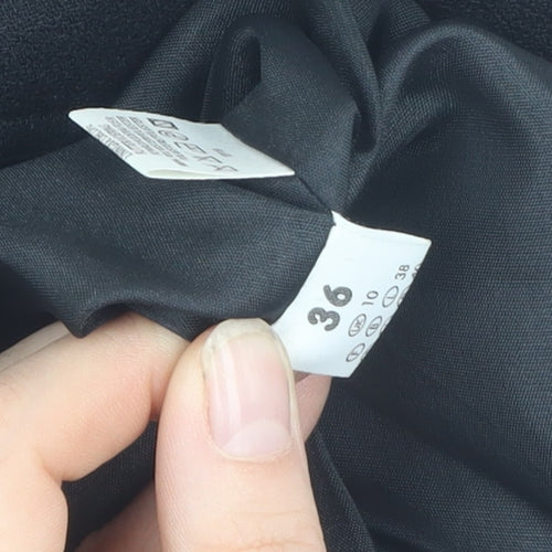 C&A Women's Black Sheath Dress Size 8 Wool