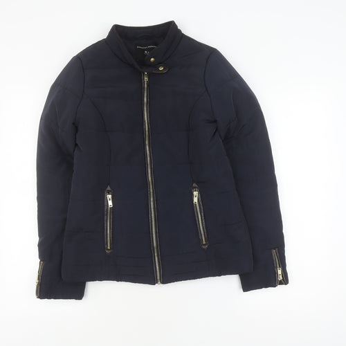 Dorothy Perkins Women's Black Puffer Jacket Size 8