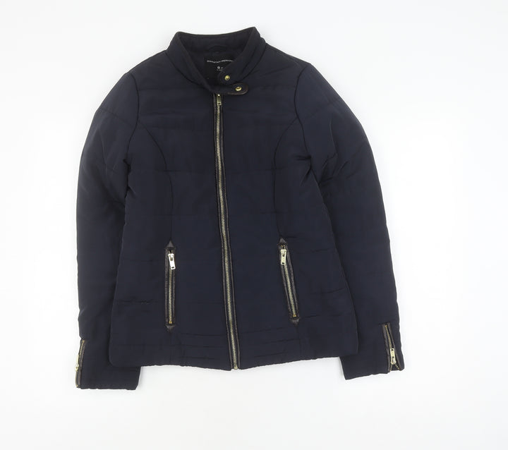 Dorothy Perkins Women's Black Puffer Jacket Size 8