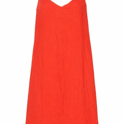 H&M Women’s Red Slip Dress Size 10 Viscose
