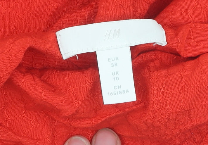 H&M Women’s Red Slip Dress Size 10 Viscose