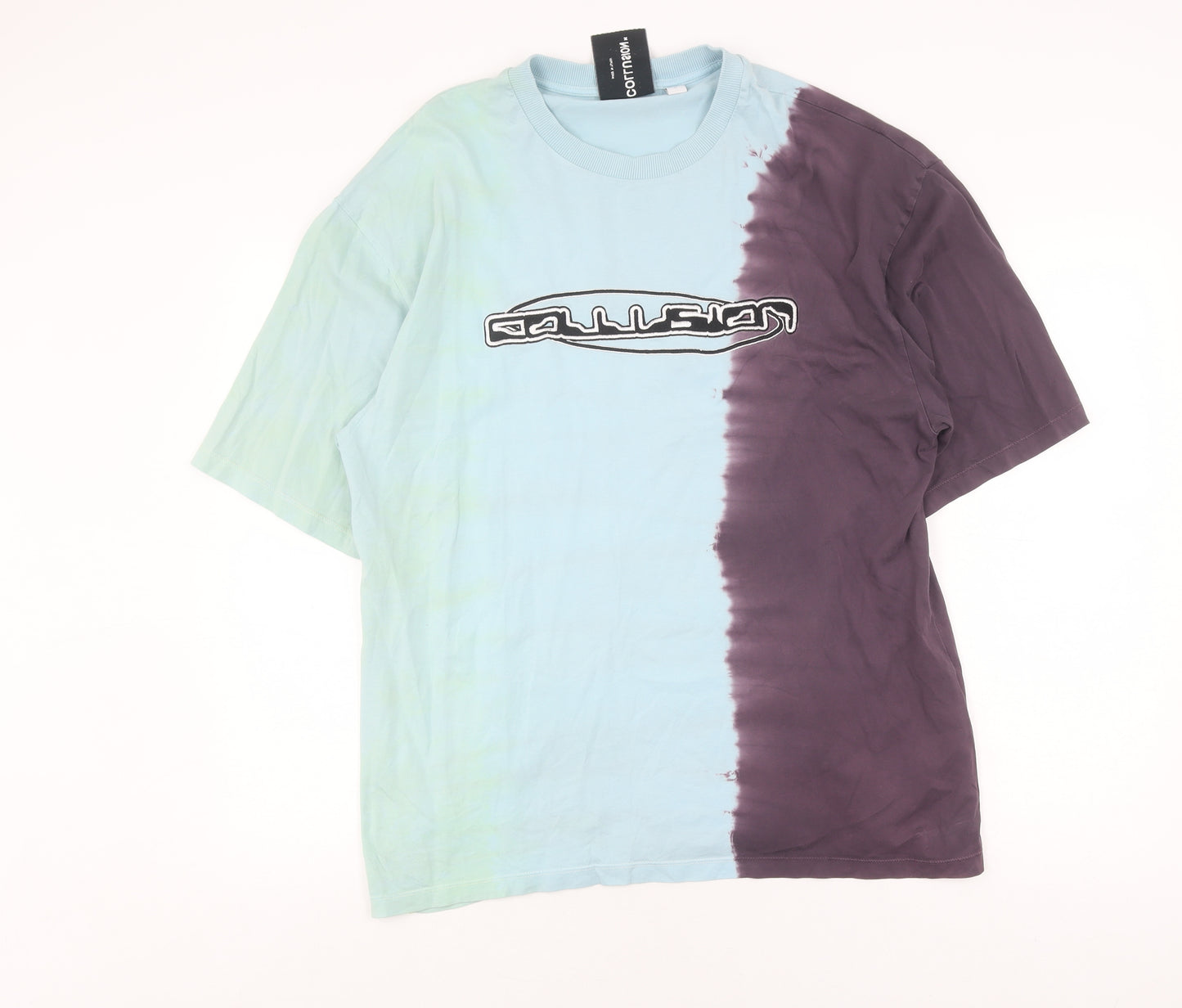 Collusion Men's Multicoloured L T-Shirt