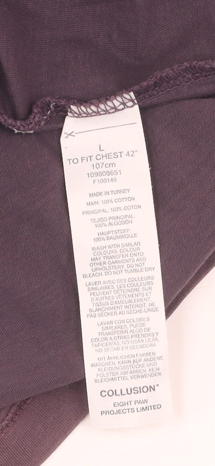 Collusion Men's Multicoloured L T-Shirt