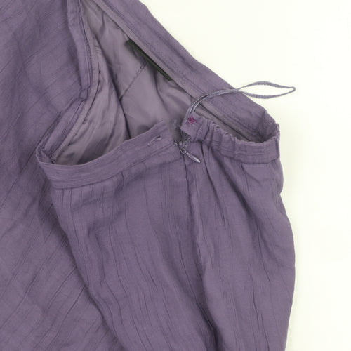 Jacques Vert Women's Purple A-Line Skirt Size 22